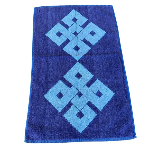 VTG Cecil Saydah MCM Geometric 3-Piece Bath Towel Set Brazilian Collection GUC - Picture 3 of 14